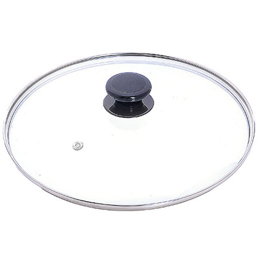 7028 Крышка 28см чер/ручка мет/ободок РОССИЯ (х20)