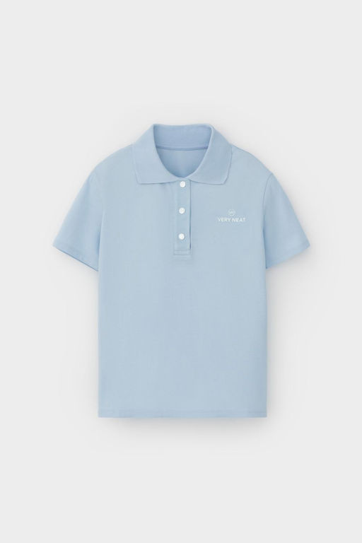 ЕВТ 3275/голубой кашемир джемпер-поло жен