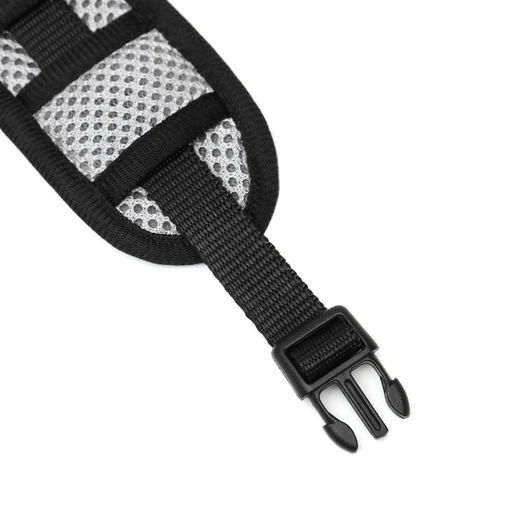 Ошейник дышащий для собак средних и крупных пород, размер М, 34-50 х 6 см, серый - Пижон фото 6