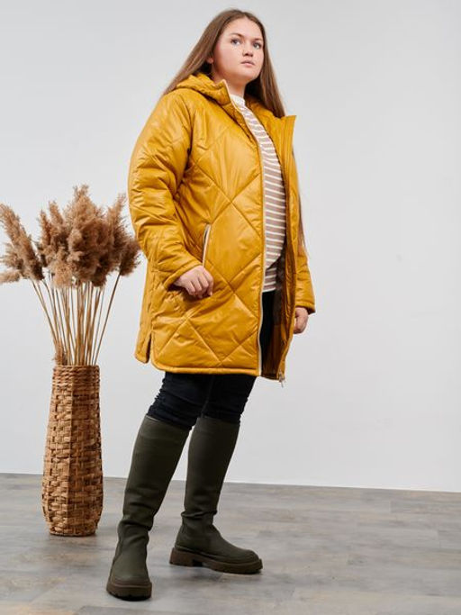Полупальто Руди горчичный - Yollochka фото 6