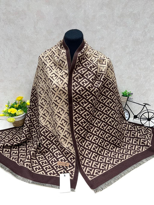 Мягкий палантин из кашемира мультицвет