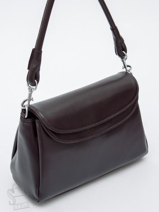 Сумка женская кожаная 0036VG coffee  Vitelli Grassi