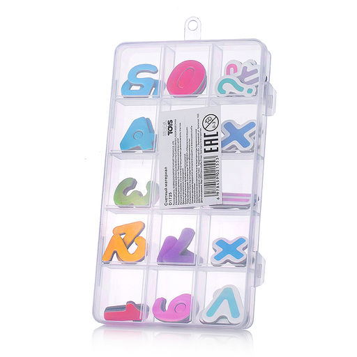 Счетный материал Цветная математика магнитный, с доской и маркером, в коробке - Щепочка фото 5