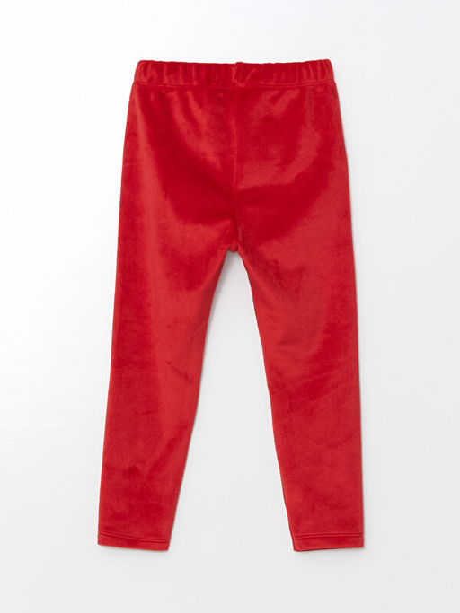 Beli Lastikli Basic Kadife K?z Bebek Pijama Alt - Waikiki фото 2