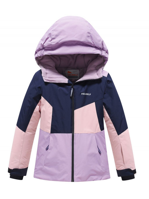 Горнолыжный костюм зимний для девочки фиолетового цвета 9518F - Valianly фото 3