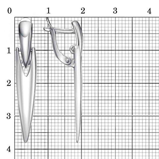 СЕРЬГИ 33014594Пл - Красная пресня фото 2