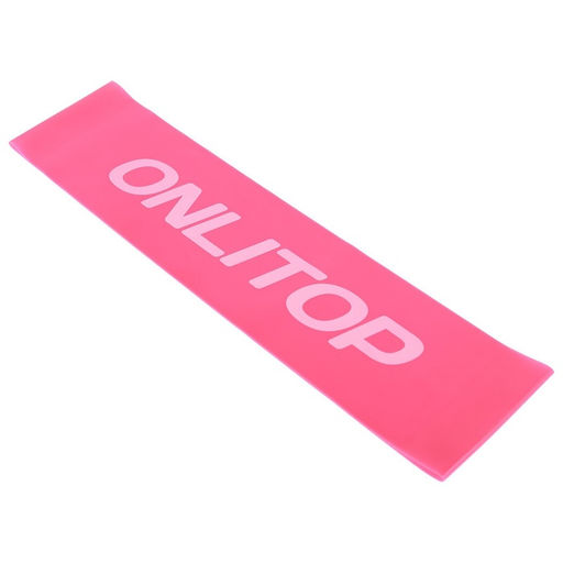 Фитнес-резинка ONLYTOP, 30.5×7.6×0.05 см, нагрузка 4 кг, цвет фуксия