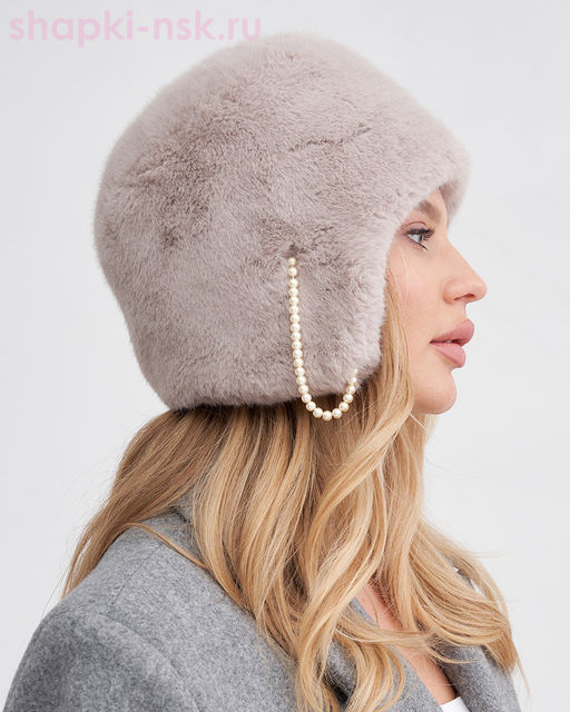 Марго экомех норка Ушанка флис (56-58)