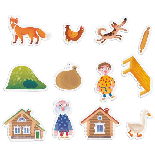 Магнитный детский театр по мотивам сказки Лисичка со скалочкой - Лас играс фото 3