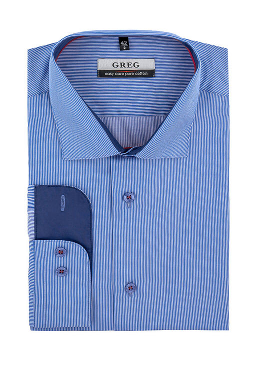 Сорочка мужская длинный рукав GREG 221/131/7306/Z/1p_GB  фото 2