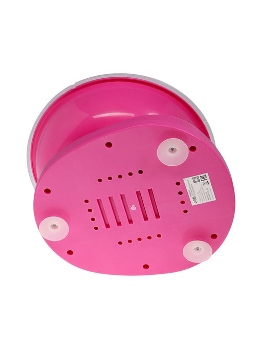 Аппарат для приготовления сладкой ваты LCC-01, 400 Вт, розовый - Simaland фото 7