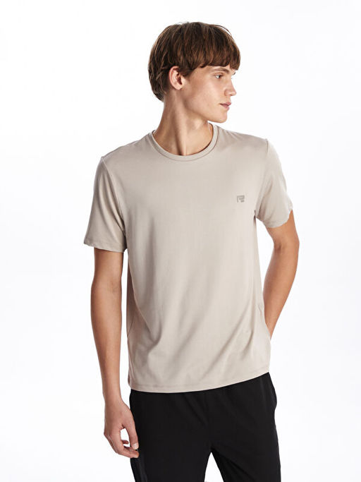 Bisiklet Yaka Penye Erkek Ti??rt