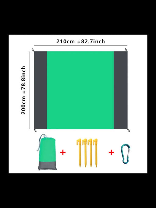 Коврик водонепроницаемый 200*210 (цвет в ассортименте) (3505)