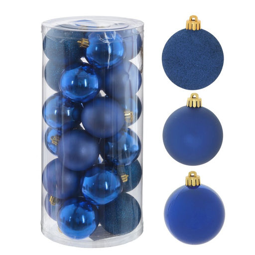 Набор из 24шт Украшение новогоднее "Шар", D 6 см, L14 W14 H31 см