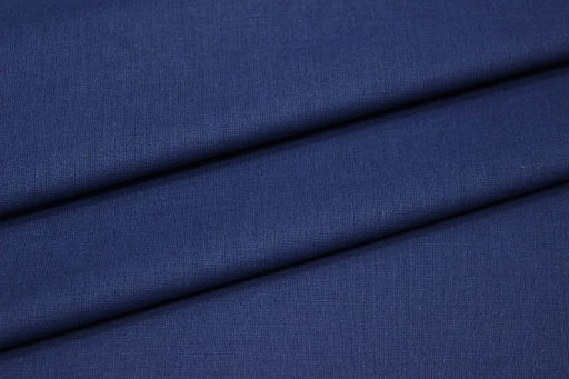 Поплин цв.Темно-синий-2, ш.2.2м, хлопок-100%, 110гр/м.кв - Купава фото 3