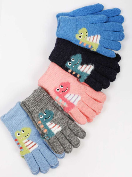 Перчатки детские Kim Lin - Соль&перец фото 5