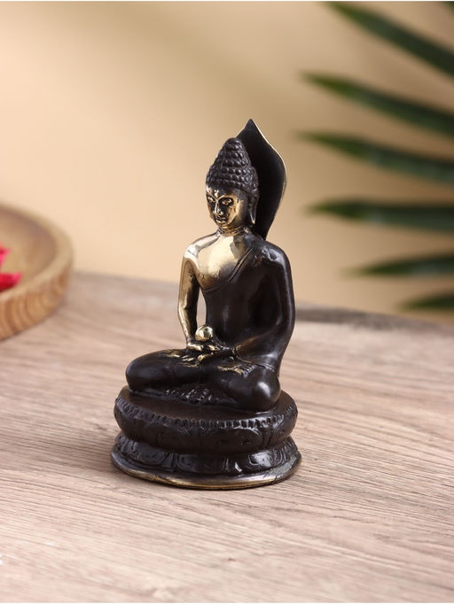 Сувенир «Будда», 8×7×13 см, бронза