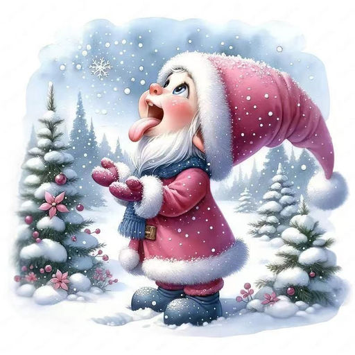 Наклейки на прозрачной основе Новогодние 8 картинок 30х30см - 1000 деталей фото 15