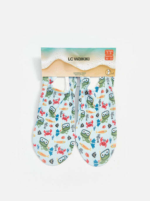 Desenli Erkek ?ocuk Patik ?orap