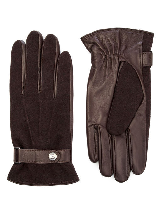 Перчатки мужские 100% ш TOUCH IS0161 brown - Eleganzza фото 2