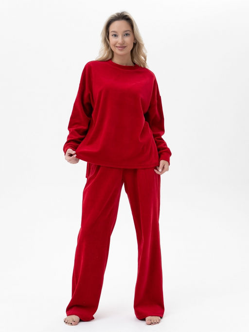 Костюм велюр ,красный - Binita фото 2