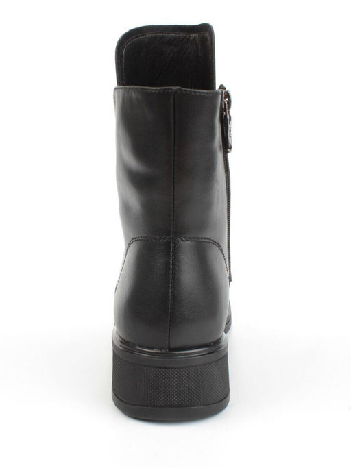 04-M3-830 BLACK Ботинки зимние женские (натуральная кожа, натуральный мех)