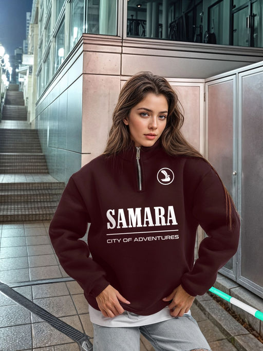 Толстовка женская с зип-воротником Samara - Yollochka фото 30