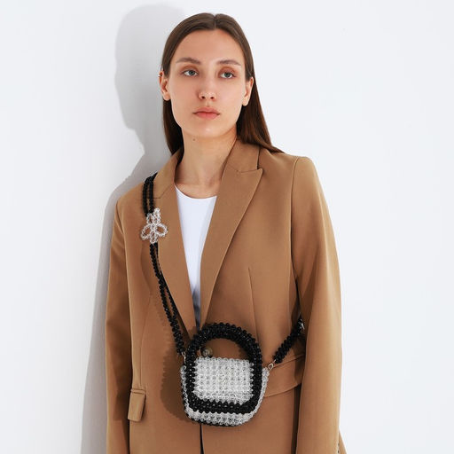 Сумка-клатч на магните, длинный ремень, цвет белый - Simaland фото 6