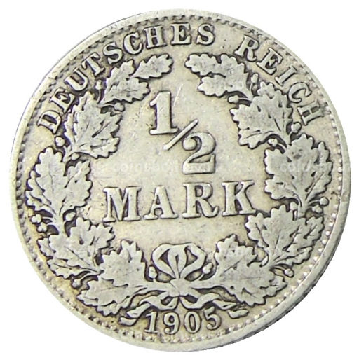 1/2 марки 1905 года A Германия