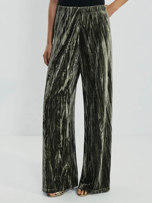 Широкие брюки из бархата / Zarina