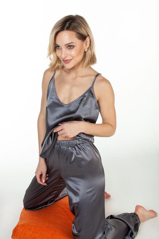 Топ женский атлас 801/01/Сиреневый - Rise фото 15