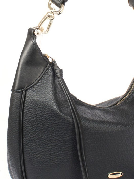 Сумка женская искусственная кожа DJ-CM 6743-BLACK, 1отд, плечевой ремень, черный SALE 257672 - Adelia фото 9