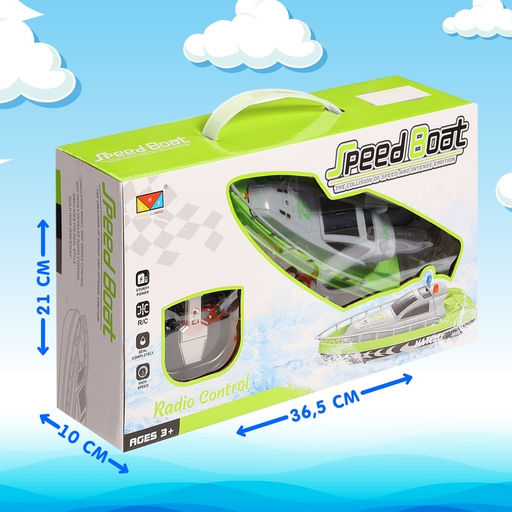 Катер радиоуправляемый Полиция, цвет зеленый - Simaland фото 7