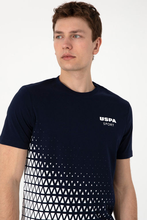 Erkek Regular Fit Bisiklet Yaka Lacivert Ti__rt Sepette S_rpriz _ndirim - U.s. polo assn фото 2