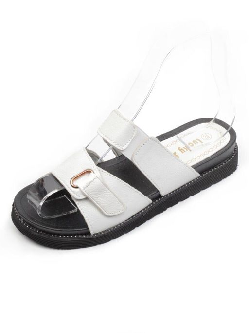 08-K25-2 WHITE Сандалии женские (натуральная кожа) - Фабричный китай фото 4