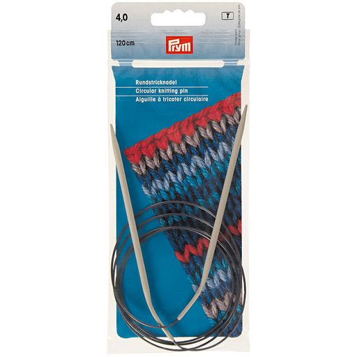 Спицы PRYM 211268 круговые алюминий d 4.0 мм 120 см 1 шт