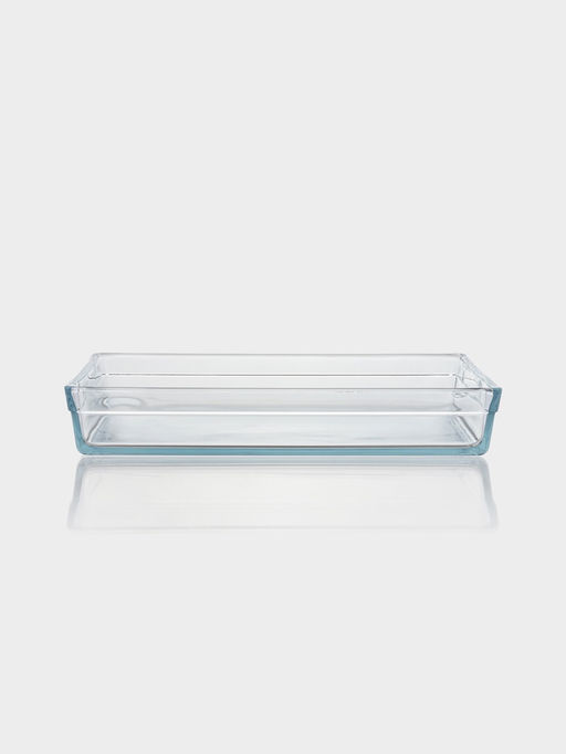 Форма для выпечки и запекания Paşabahçe Borcam, 36.7×25.7×6 см, жаропрочное стекло, прозрачная