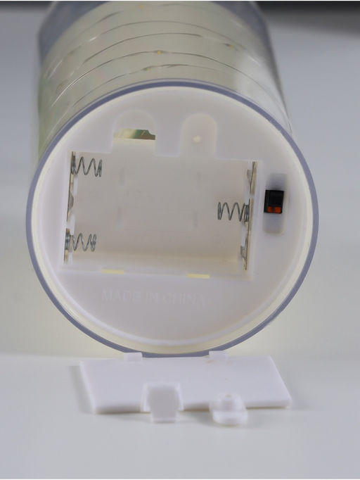 Светодиодная свеча, ночник LED RISALUX «Романтик», 3×ААА, 7.5×7.5×15 см