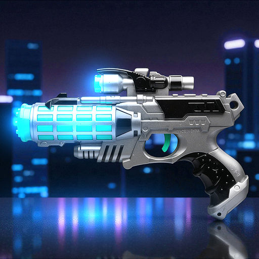 Набор оружия "Космический Солдат" (свет, звук) на батарейках, в коробке