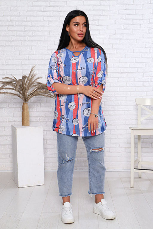 Туника, голубой (928-2)