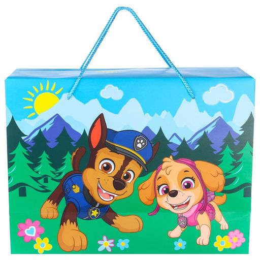 Пакет-коробка, Щенячий патруль, 40х30х15 см