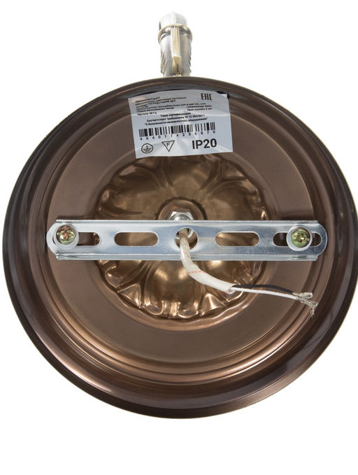 Бра ЭкономСвет 72702/1wAB, 1×40 Вт, E27, 29×15×20 см, бронзовое