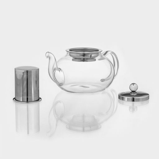 Чайник заварочный Калиопа, 1 л, металлическое сито, стекло - Simaland фото 2