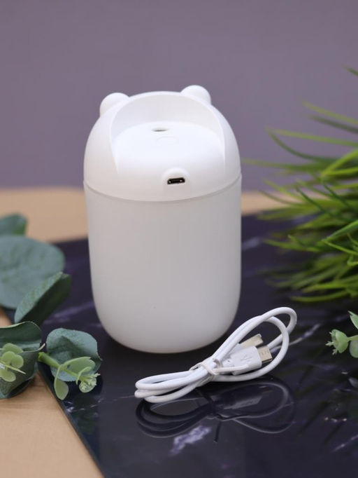 Настольный увлажнитель воздуха "Bear", white, (портативный, USB)