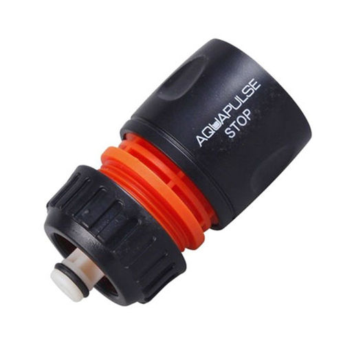 Коннектор (быстросъем) со стопом для шланга 3/4" п/эт АР1005