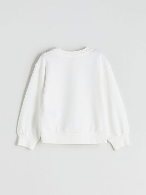 Bisiklet Yaka K?z ?ocuk Sweatshirt