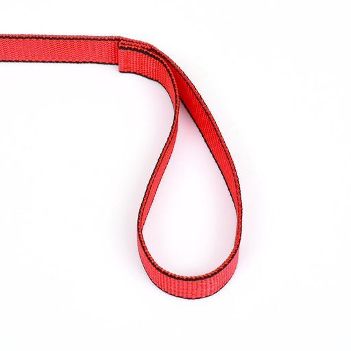 Поводок 2 м х 2,5 см, красно-чёрный - Пижон фото 3