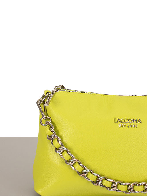LACCOMA сумка Царина-Л815-лайм эко кожа хлопок фото 3