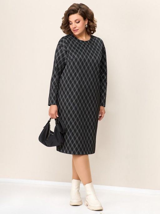 Платье с жилетом белорусское в офис - Almond фото 4