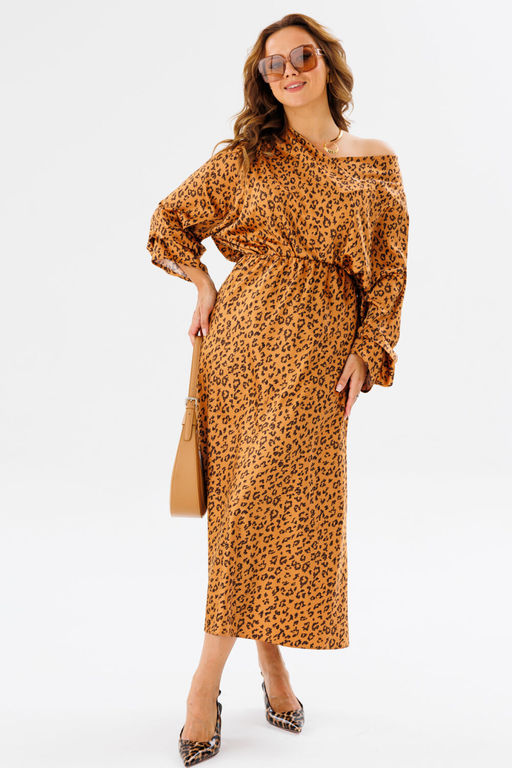 Костюм Anastasia 1158 золото (анималистический принт) фото 5